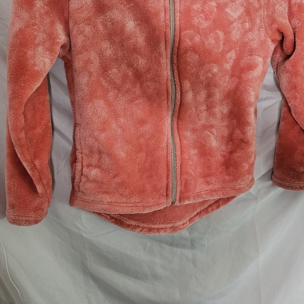 Penelope Mack Pink Fuzzy Kids Puffer Jacket